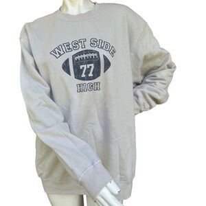 NOS 90s Y2K Vintage B.U.M. Equipment Unisex Pullover West Side High Crewneck